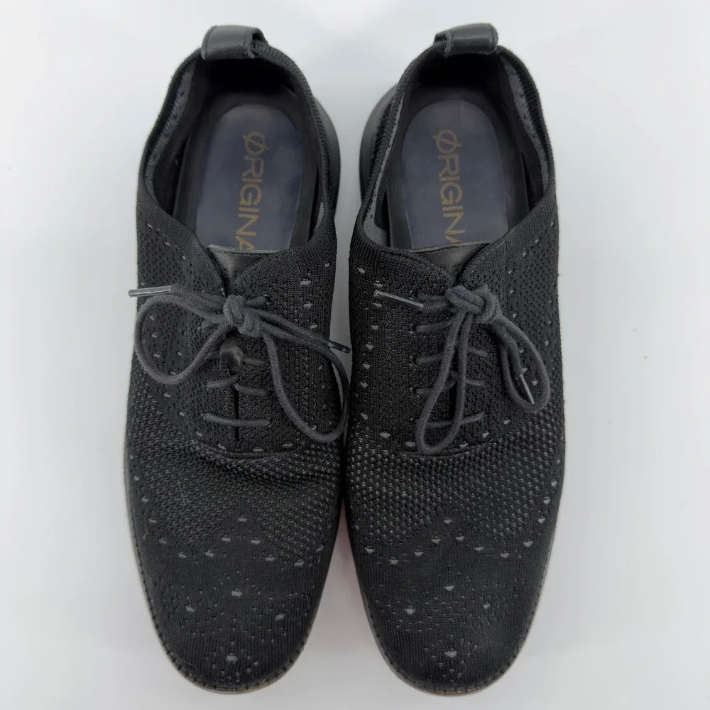 Cole Haan OriginalGrand Stitchlite Wingtip‎ Oxford Black Mens 10M